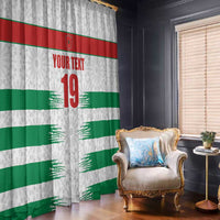 Custom Morocco Football Window Curtain Road To Football Glory - Wonder Print Shop