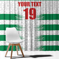Custom Morocco Football Window Curtain Road To Football Glory - Wonder Print Shop