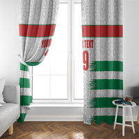 Custom Morocco Football Window Curtain Road To Football Glory - Wonder Print Shop