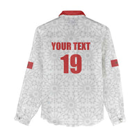 Custom Morocco Football Women Casual Shirt Road To Football Glory - Wonder Print Shop