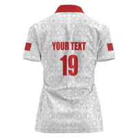 Custom Morocco Football Women Polo Shirt Road To Football Glory LT19