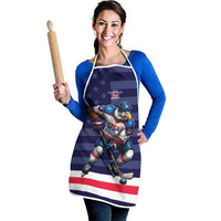 USA Ice Hockey Apron United States Eagle Mascot Style