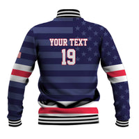 Custom USA Ice Hockey Baseball Jacket United States Eagle Mascot Style