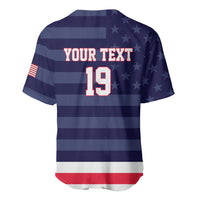 Custom USA Ice Hockey Baseball Jersey United States Eagle Mascot Style