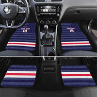 Custom USA Ice Hockey Car Mats United States Eagle Mascot Style