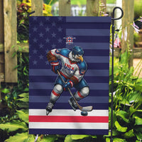 USA Ice Hockey Garden Flag United States Eagle Mascot Style