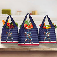 USA Ice Hockey Grocery Bag United States Eagle Mascot Style