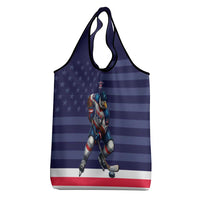 USA Ice Hockey Grocery Bag United States Eagle Mascot Style