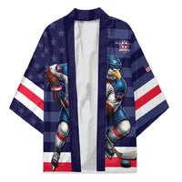 Custom USA Ice Hockey Kimono United States Eagle Mascot Style