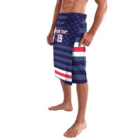 Custom USA Ice Hockey Lavalava United States Eagle Mascot Style
