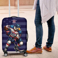 USA Ice Hockey Luggage Cover United States Eagle Mascot Style