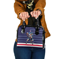 USA Ice Hockey Shoulder Handbag United States Eagle Mascot Style