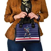 USA Ice Hockey Shoulder Handbag United States Eagle Mascot Style