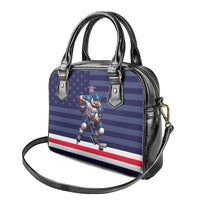 USA Ice Hockey Shoulder Handbag United States Eagle Mascot Style