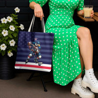 USA Ice Hockey Tote Bag United States Eagle Mascot Style