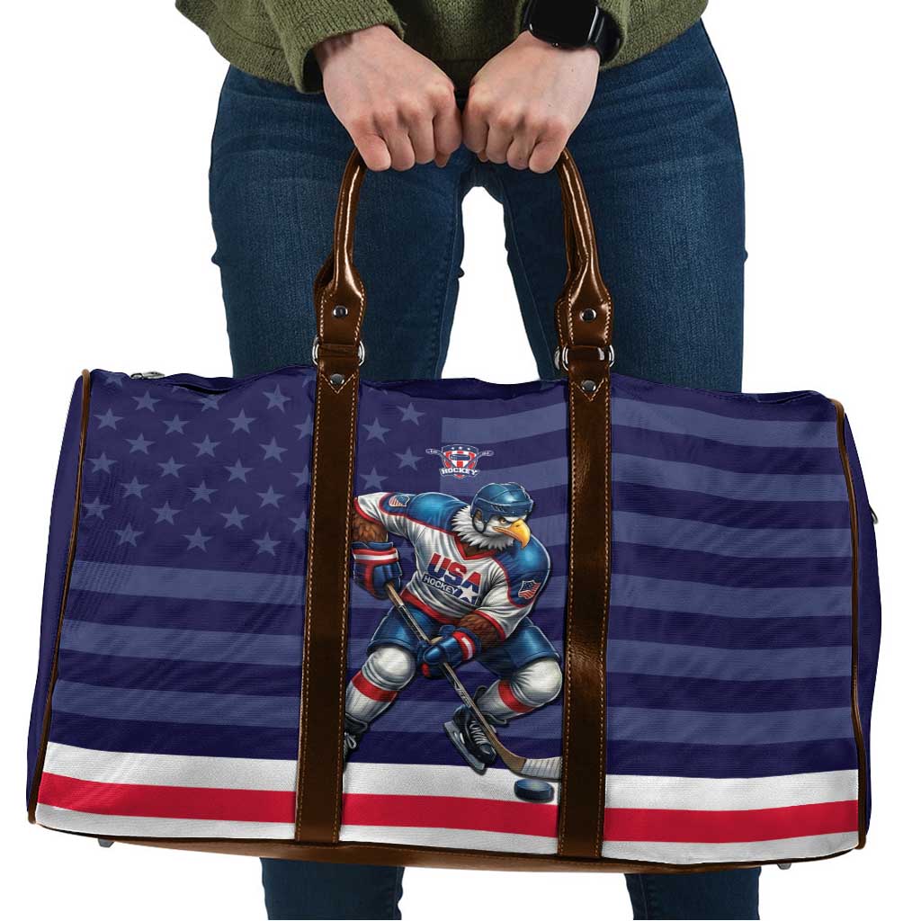 USA Ice Hockey Travel Bag United States Eagle Mascot Style