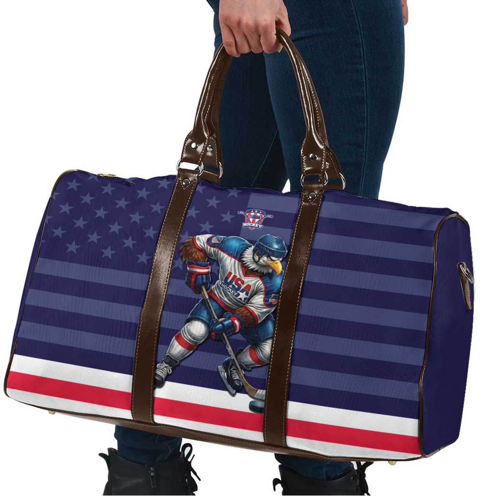 USA Ice Hockey Travel Bag United States Eagle Mascot Style