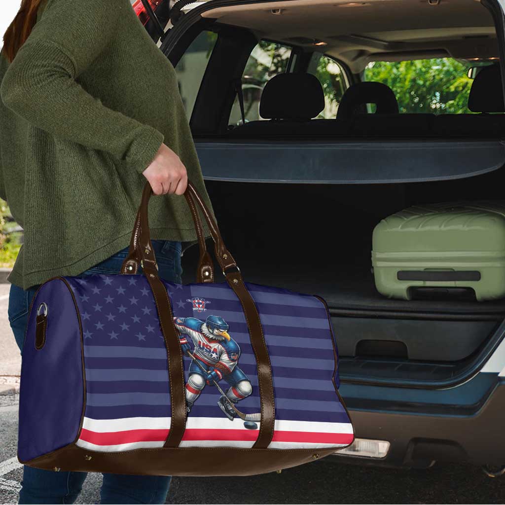 USA Ice Hockey Travel Bag United States Eagle Mascot Style