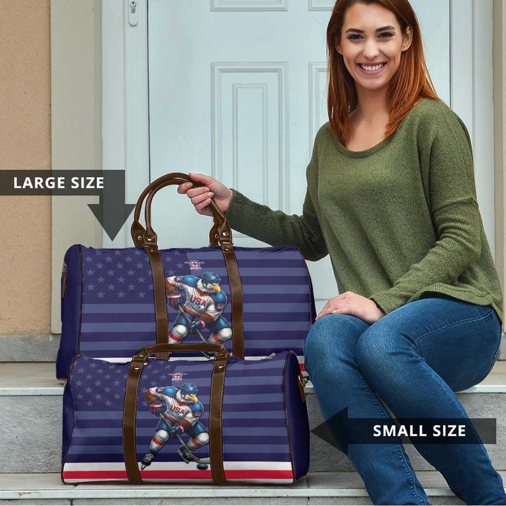 USA Ice Hockey Travel Bag United States Eagle Mascot Style