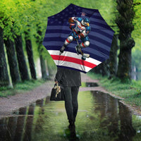 USA Ice Hockey Umbrella United States Eagle Mascot Style