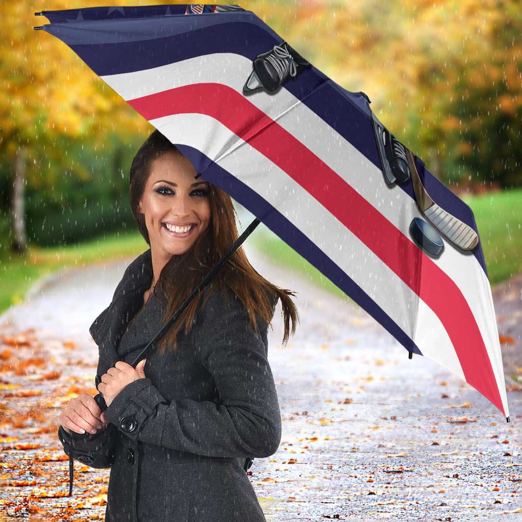 USA Ice Hockey Umbrella United States Eagle Mascot Style