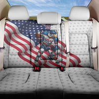 USA Ice Hockey Back Car Seat Cover Eagle Mascot Stars and Stripes Design