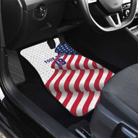 Custom USA Ice Hockey Car Mats Eagle Mascot Stars and Stripes Design