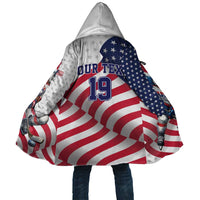 Custom USA Ice Hockey Cloak Eagle Mascot Stars and Stripes Design