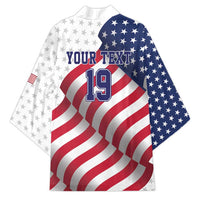 Custom USA Ice Hockey Kimono Eagle Mascot Stars and Stripes Design