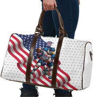 USA Ice Hockey Travel Bag Eagle Mascot Stars and Stripes Design