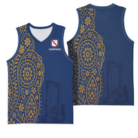 Italy Campania Basketball Jersey Vietri Sul Mare Tile With Pompeii Ruins - Wonder Print Shop
