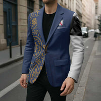 Italy Campania Blazer Vietri Sul Mare Tile With Pompeii Ruins - Wonder Print Shop