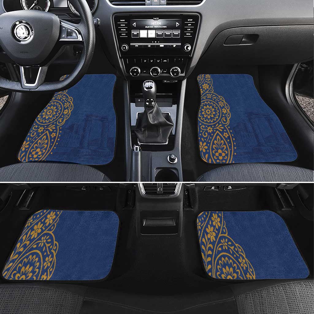 Italy Campania Car Mats Vietri Sul Mare Tile With Pompeii Ruins - Wonder Print Shop