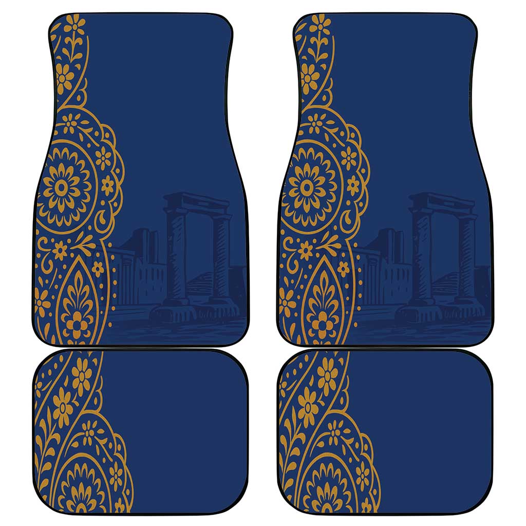 Italy Campania Car Mats Vietri Sul Mare Tile With Pompeii Ruins - Wonder Print Shop
