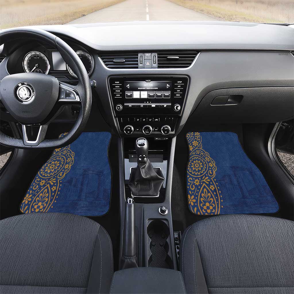 Italy Campania Car Mats Vietri Sul Mare Tile With Pompeii Ruins - Wonder Print Shop