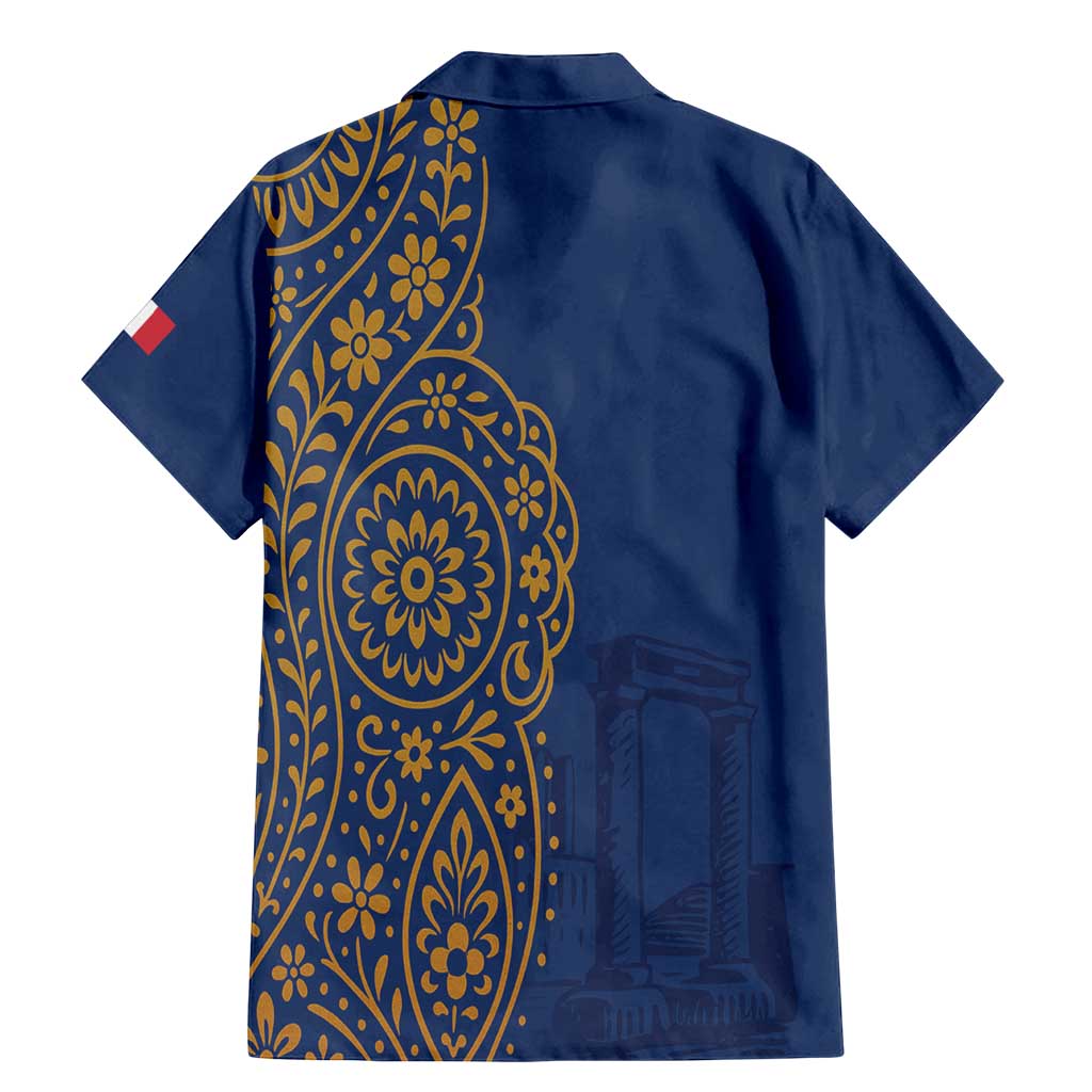 Italy Campania Family Matching Mermaid Dress and Hawaiian Shirt Vietri Sul Mare Tile With Pompeii Ruins - Wonder Print Shop