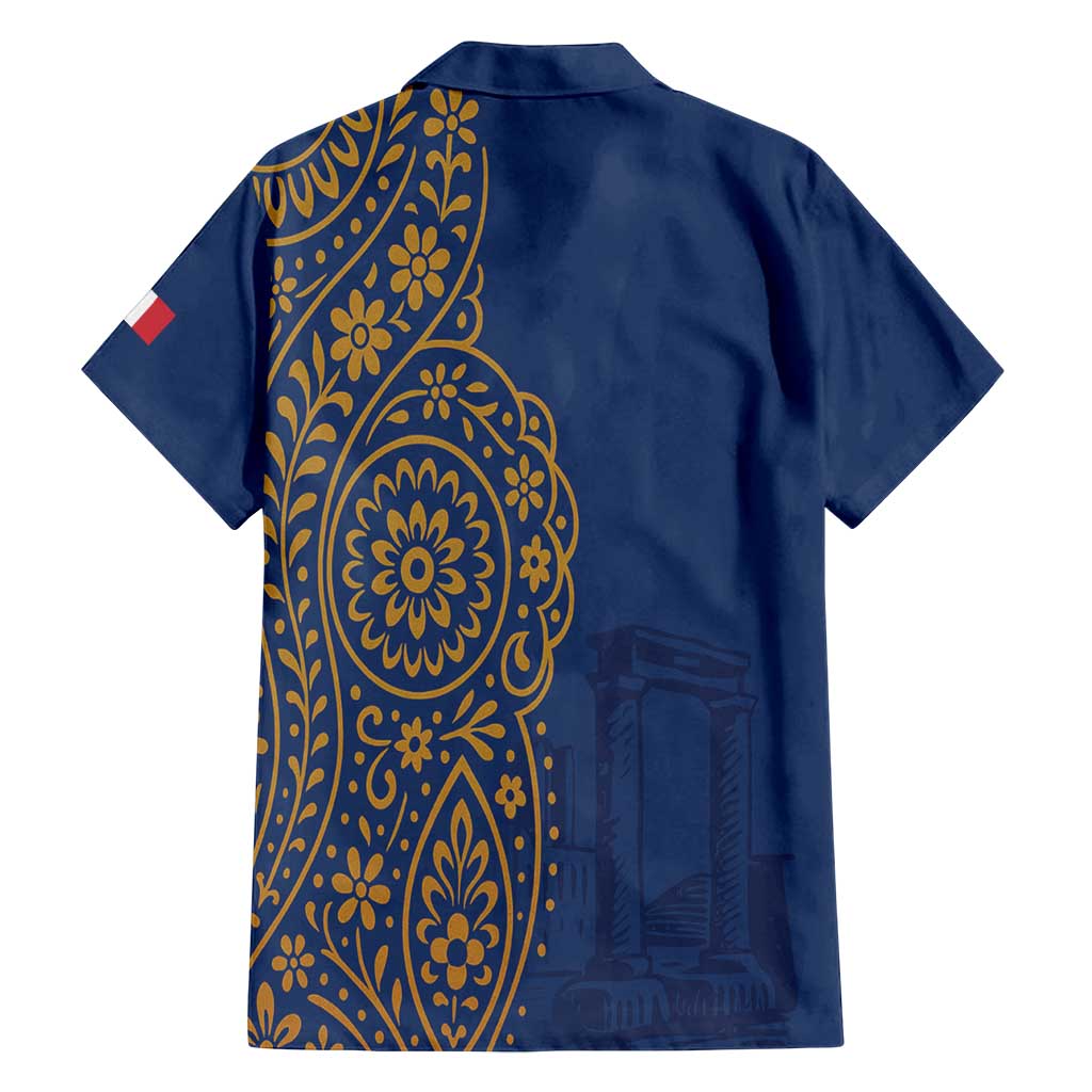 Italy Campania Family Matching Summer Maxi Dress and Hawaiian Shirt Vietri Sul Mare Tile With Pompeii Ruins - Wonder Print Shop