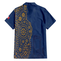 Italy Campania Family Matching Summer Maxi Dress and Hawaiian Shirt Vietri Sul Mare Tile With Pompeii Ruins - Wonder Print Shop