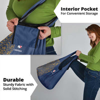 Italy Campania Grocery Bag Vietri Sul Mare Tile With Pompeii Ruins - Wonder Print Shop