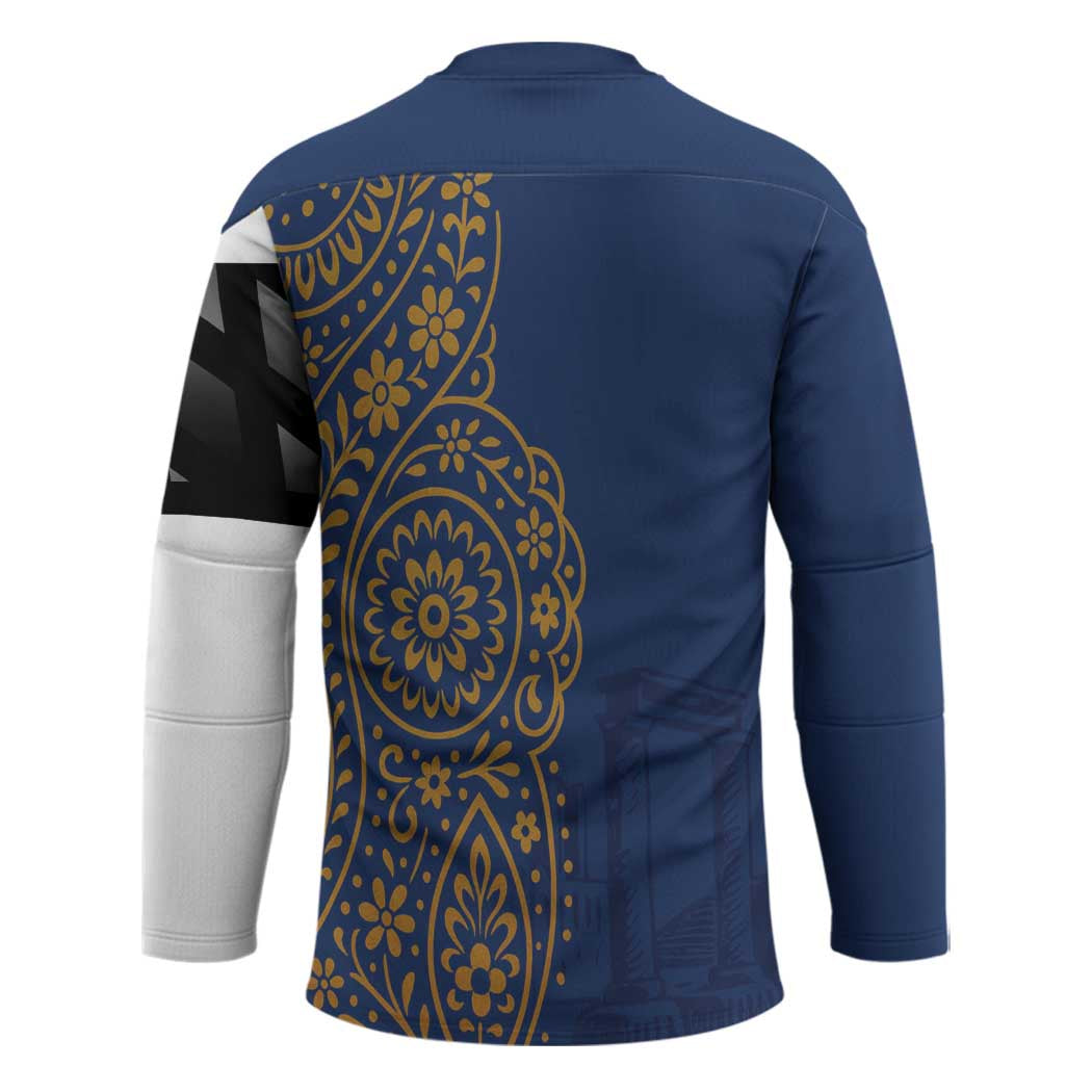 Italy Campania Hockey Jersey Vietri Sul Mare Tile With Pompeii Ruins - Wonder Print Shop