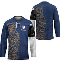 Italy Campania Hockey Jersey Vietri Sul Mare Tile With Pompeii Ruins - Wonder Print Shop