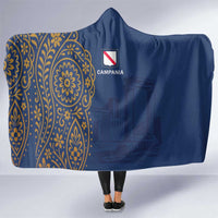 Italy Campania Hooded Blanket Vietri Sul Mare Tile With Pompeii Ruins - Wonder Print Shop