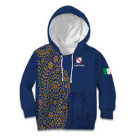 Italy Campania Kid Hoodie Vietri Sul Mare Tile With Pompeii Ruins - Wonder Print Shop