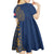 Italy Campania Kid Short Sleeve Dress Vietri Sul Mare Tile With Pompeii Ruins - Wonder Print Shop