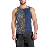 Italy Campania Men Tank Top Vietri Sul Mare Tile With Pompeii Ruins - Wonder Print Shop