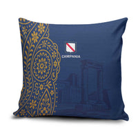 Italy Campania Pillow Cover Vietri Sul Mare Tile With Pompeii Ruins - Wonder Print Shop