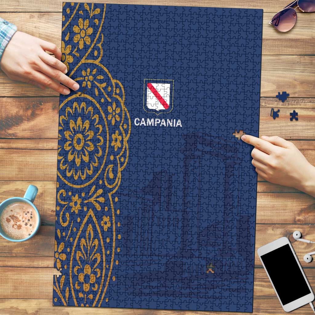 Italy Campania Puzzle Vietri Sul Mare Tile With Pompeii Ruins - Wonder Print Shop