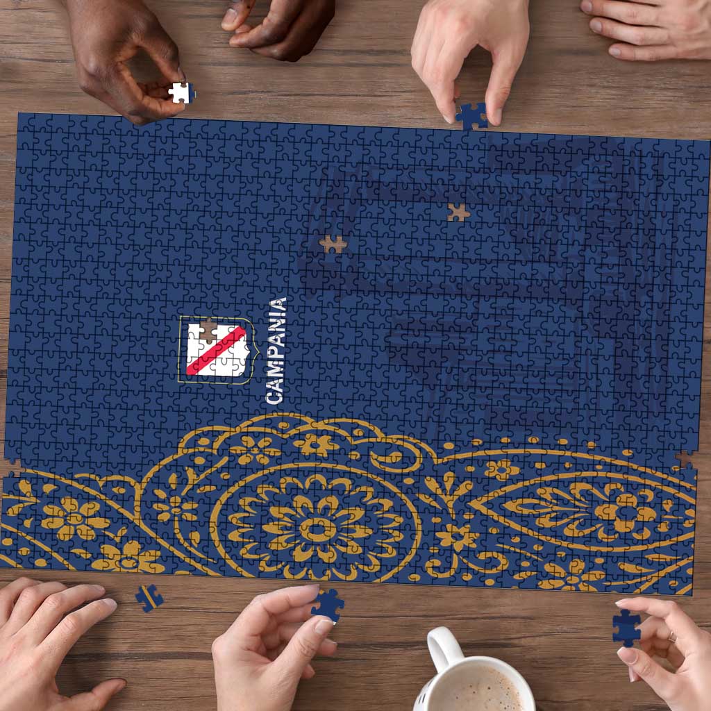 Italy Campania Puzzle Vietri Sul Mare Tile With Pompeii Ruins - Wonder Print Shop