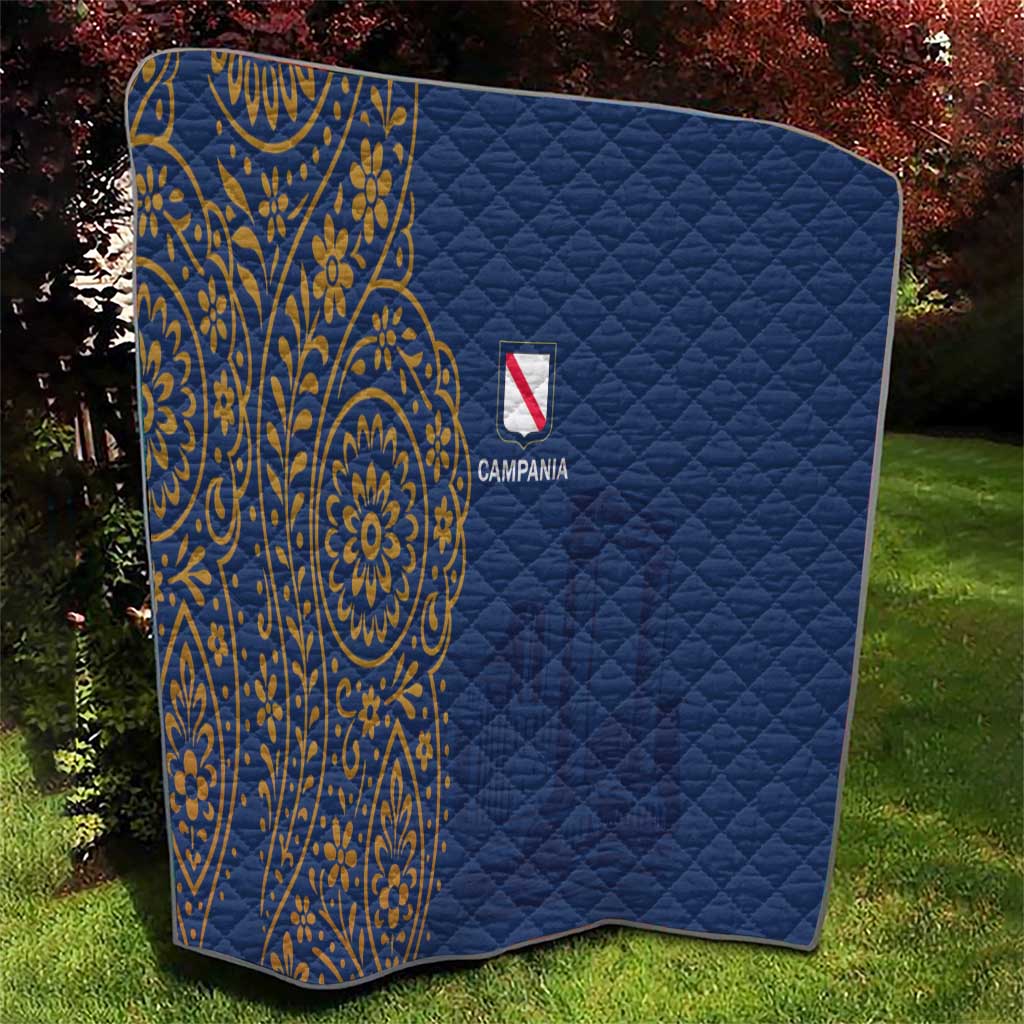 Italy Campania Quilt Vietri Sul Mare Tile With Pompeii Ruins - Wonder Print Shop