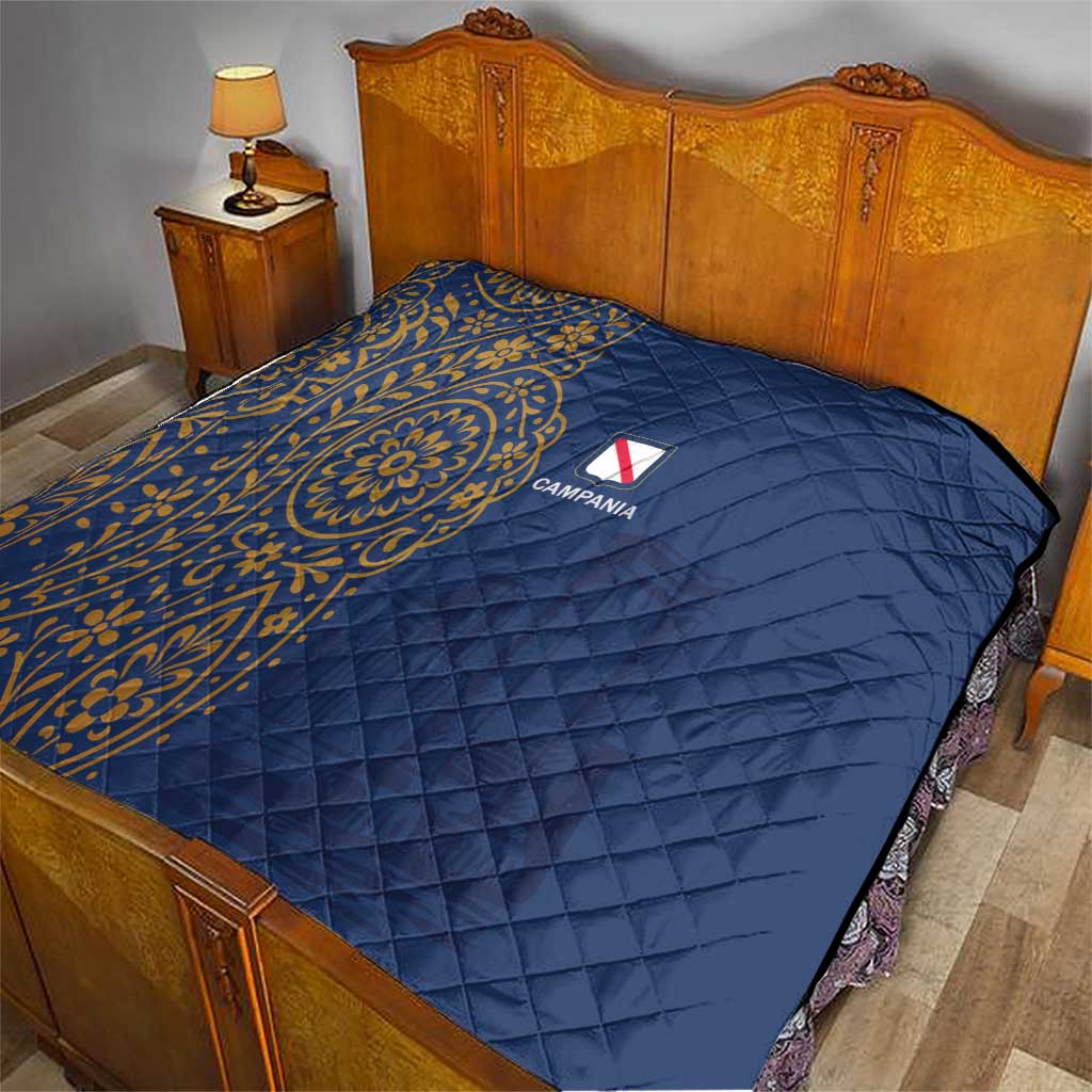 Italy Campania Quilt Vietri Sul Mare Tile With Pompeii Ruins - Wonder Print Shop